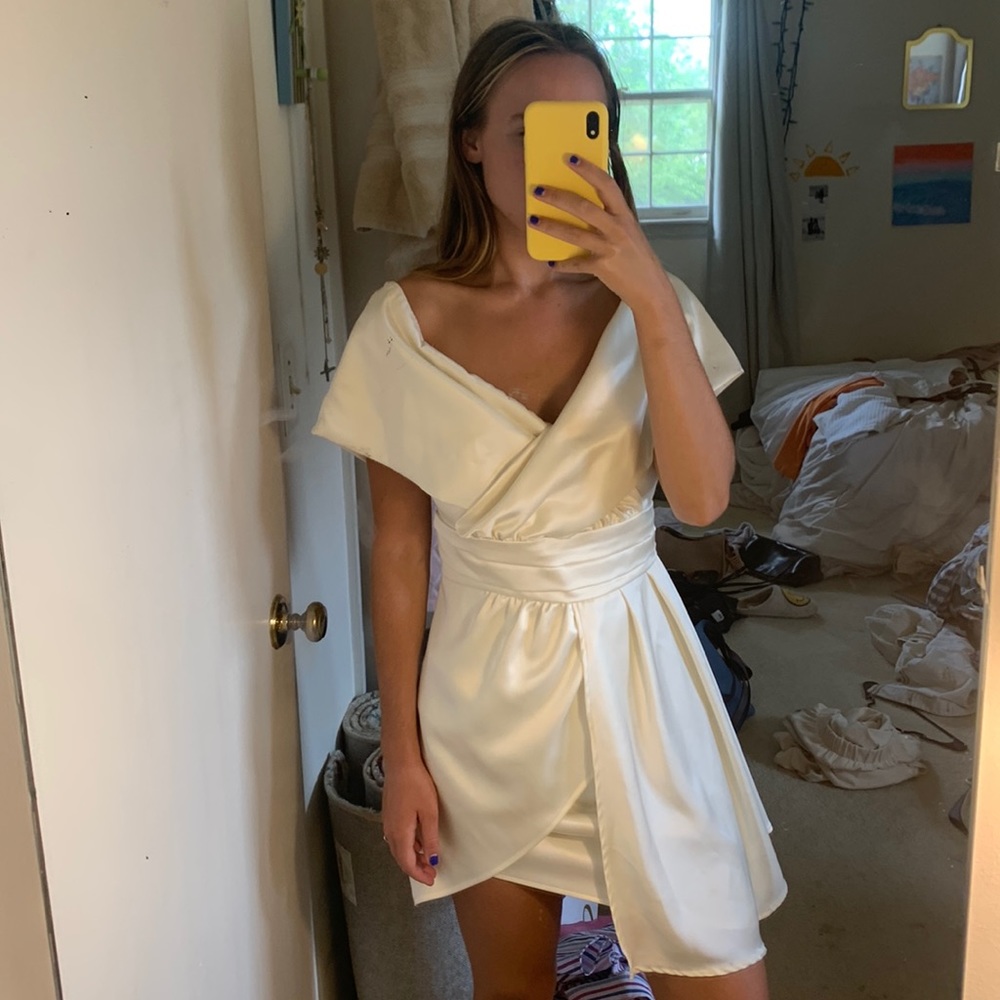 White lulu dress